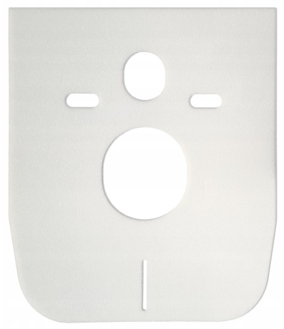 Pianka wygłuszająca biała, wiszący WC/bidet