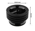 Rysunek przedstawiający wymiary syfonu green drain o średnicy 2,5"
