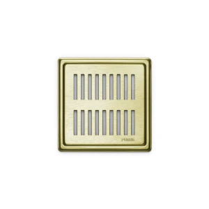 Kratka RIB 150x150mm - kolor miedź do wpustów ⌀130 oraz ⌀150