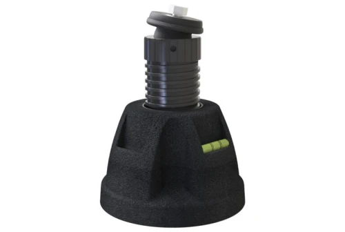Smart Clima Zeus (short) – Regulowana i przegubowa stopa antywibracyjna ze stali i gumy SBR (4szt.)