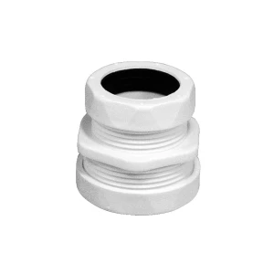 Redukcja PURUS z tworzywa Ø32/Ø40 mm H:58, biała