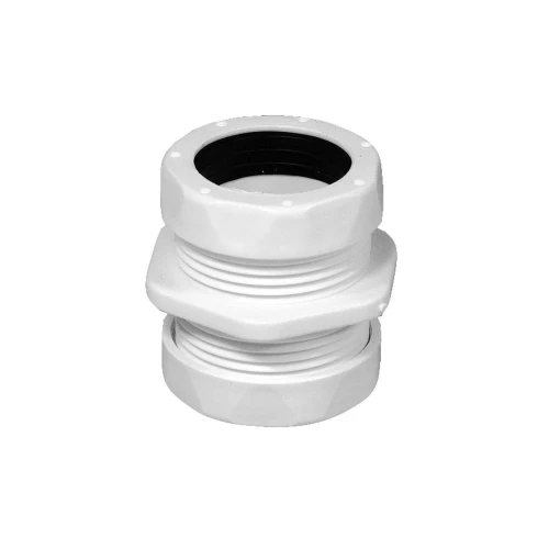Redukcja PURUS z tworzywa Ø40/Ø40 mm H:55, biała