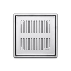 RIB 200x200 - stal szczotkowana do wpustów ⌀150 
