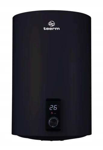 Elektryczny pojemnościowy bojler / Ogrzewacz wody Teerm Aveeo 50L (Czarny / 1500 W)