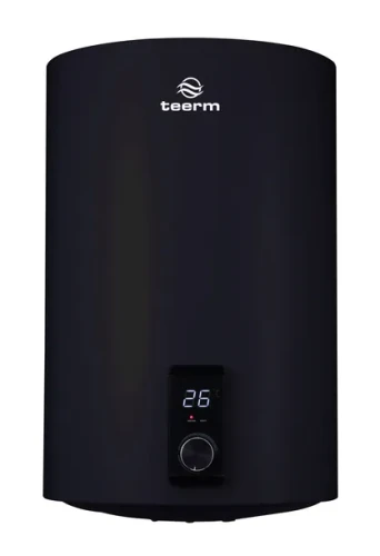 TEERM J CZARNY 80L - moc 1,5kW, napięcie 230V, klasa energ. C, przyłącza G1/2", waga 23,2kg